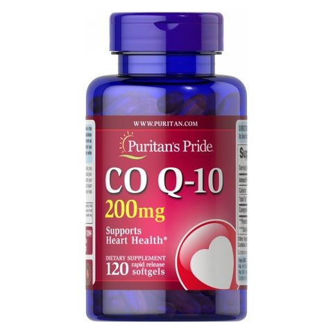 Puritan's Pride, CoQ-10, 200 mg, 120 Rapid Release Softgels