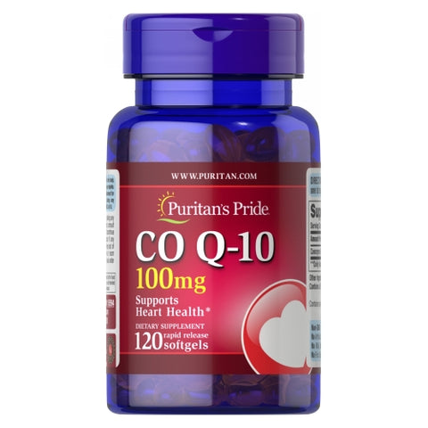 Puritan's Pride, CoQ-10, 100 mg, 120 Rapid Release Softgels