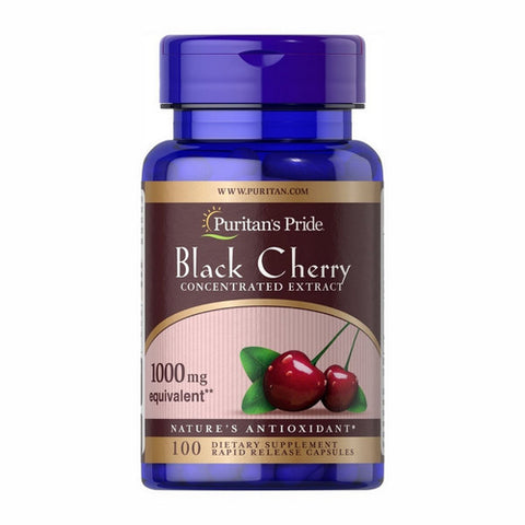Puritan's Pride, Black Cherry Extract, 1000 mg, 100 Capsules