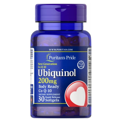 Puritan's Pride, Ubiquinol, 200 mg, 30 Rapid Release Softgels