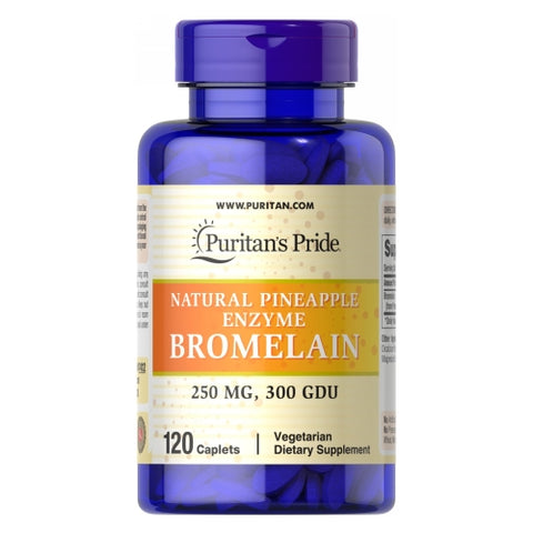 Puritan's Pride, Bromelain Pineapple Flavour, 250 mg, 120 Caplets