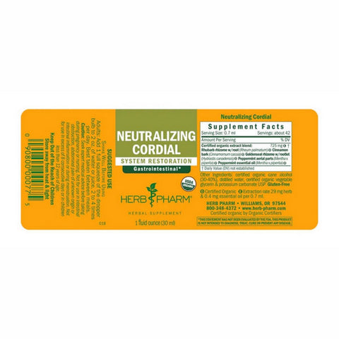 Herb Pharm, Neutralizing Cordial Compound, 1 Oz