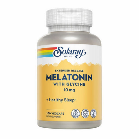 Solaray, Melatonin with L-Glycine, 10 mg, 100 Count