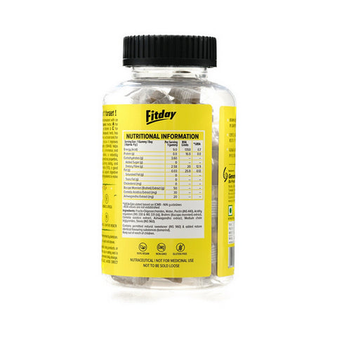 Fitday, Fitday Memory Gummies, Tamarind Flavour 30 Chewable Gummies