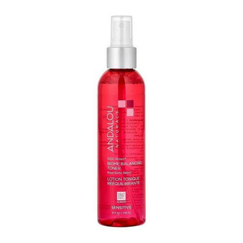 Andalou Naturals, 1000 Roses Biome Balancing Toner Sensitive, 6 Oz