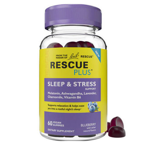 Bach, Rescue Plus Sleep & Stress Support, 60 Gummies