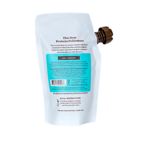 Moon Valley Organics, Foaming Herbal Hand Soap Concentrate Mint Lavender, 10.7 Oz