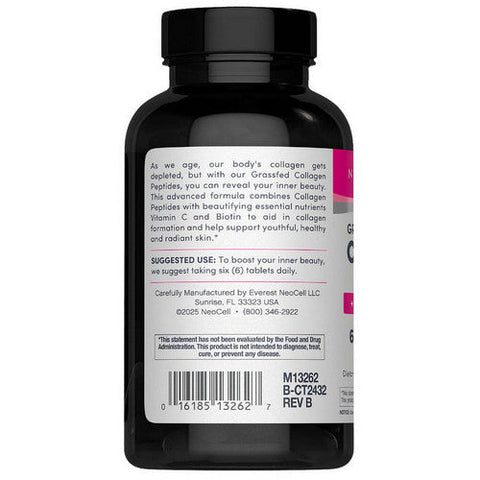 Neocell Laboratories, Grass-Fed Collagen Peptides Plus Vitamin C And Biotin, 270 Tablets
