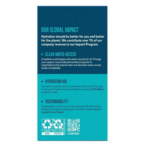 Liquid I.V, Hydration Multiplier Vegan Powder Electrolyte, Grapes 5.64 Oz