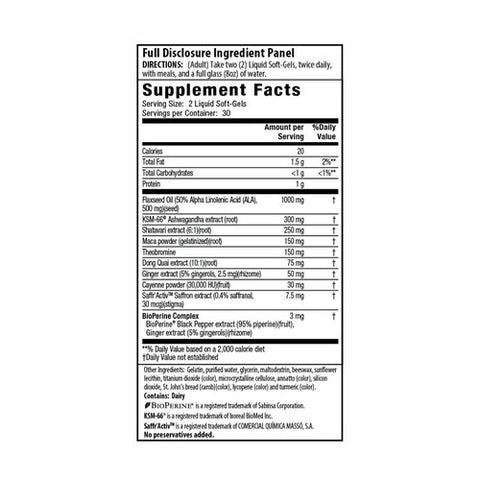 Irwin Naturals, Sensual-Libido for Woman, 60 Softgels