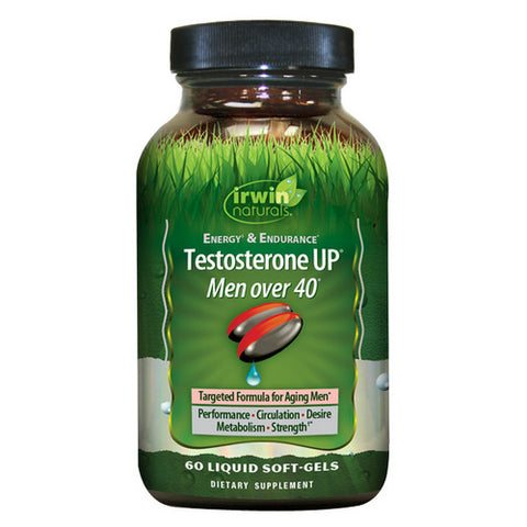 Irwin Naturals, Testosterone Up Men Over 40, 60 Softgels