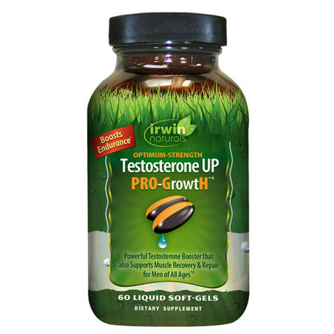 Optimum Strength Testosterone UP PRO-Growth 60 Softgels by Irwin Naturals