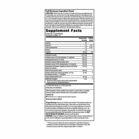 Irwin Naturals, Yohimbe-Plus Maximum Performance, 100 Count