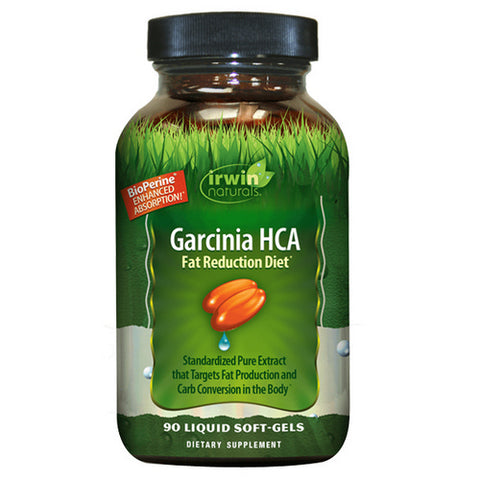 Irwin Naturals, Garcinia HCA Fat Reduction Diet, 90 Softgels