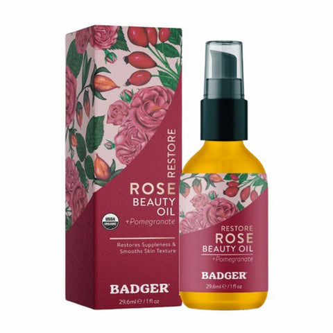Badger Balm, Rose Face Oil, 28 Grams