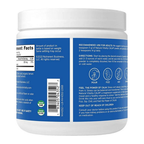 Natural Vitality, CALM Sweet Lemon, 8 Oz