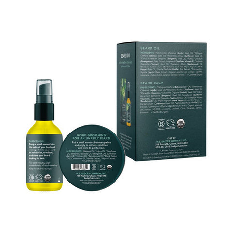 Badger Balm, Badger Beard Grooming Kit, 1 Oz
