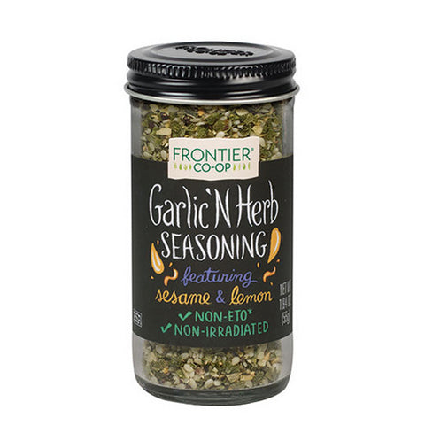 Frontier Coop, Garlic 'N Herb Seasoning Blend, 1.94 Oz