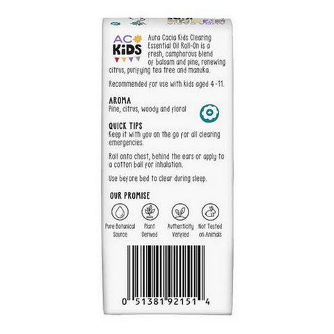 Aura Cacia, Kids Clearing Roll On, 0.31 Oz