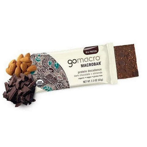 Gomacro, MacroBars Dark Chocolate And Almonds, 12 Count