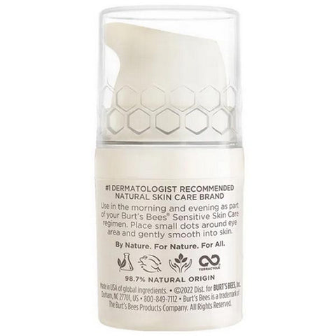 Burts Bees, Sensitive Eye Cream, 0.5 Oz