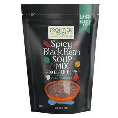 Frontier Coop, Spicy Black Bean Soup Mix, 7.9 Oz