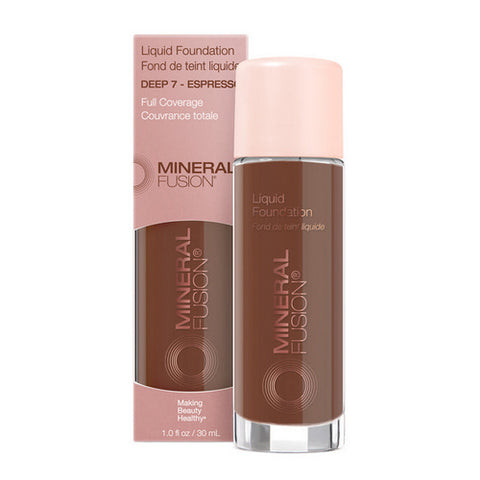 Mineral Fusion, Deep 7 Espresso Liquid Foundation, 1 Oz