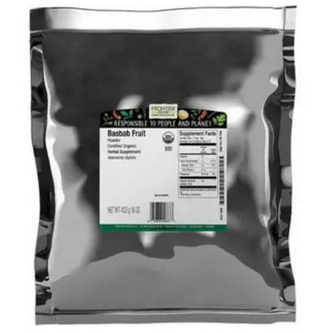 Frontier Coop, Organic Baobab Fruit Powder, 1 Lb
