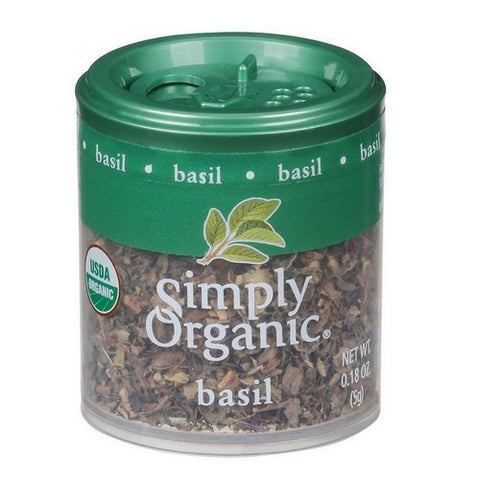 Simply Organic, Organic Basil Leaf, 0.18 Oz