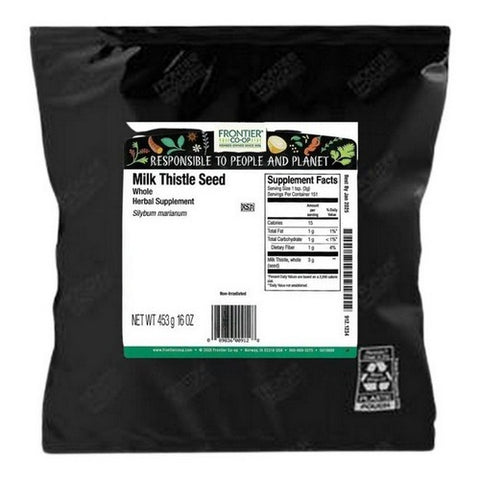 Milk Thistle Whole Seed 16 Oz by Frontier Coop