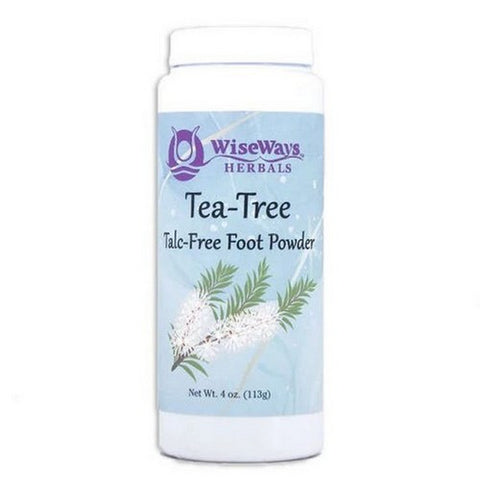Wise Ways Herbals, Tea Tree Foot Powder, 4 Oz