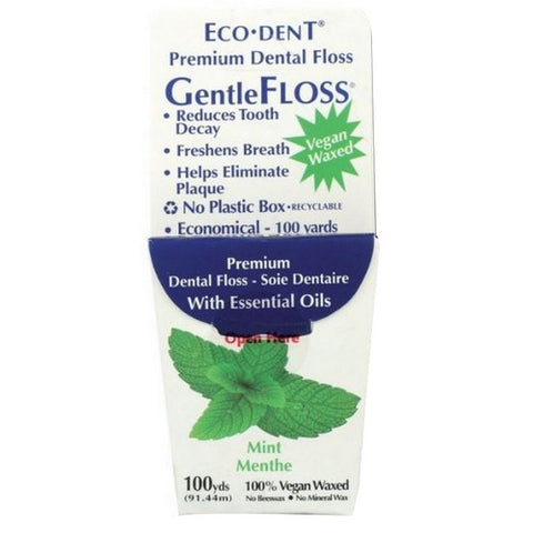 Eco-Dent, Premium Mint GentleFloss, 100 Count