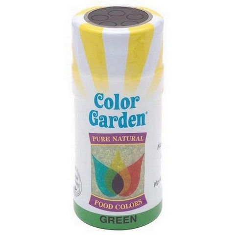 Color Garden, Green Natural Sugar Crystals, 3 Oz