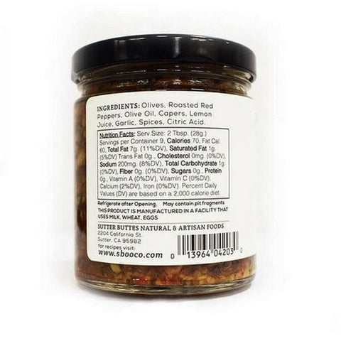 Sutter Buttes, Farmhouse Tapenade, 9 Oz