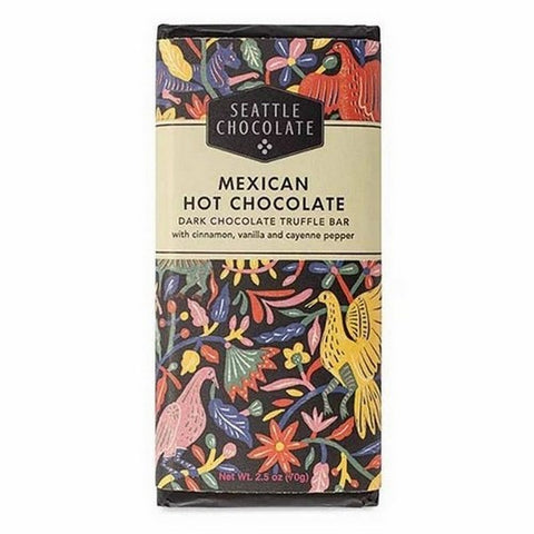 Seattle Chocolate Co., Mexican Hot Chocolate Truffle Bar, 2.5 Oz