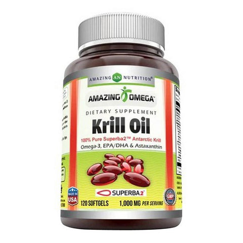 Amazing Nutrition, Amazing Omega Superba Krill Oil, 500 mg, 120 Softgels