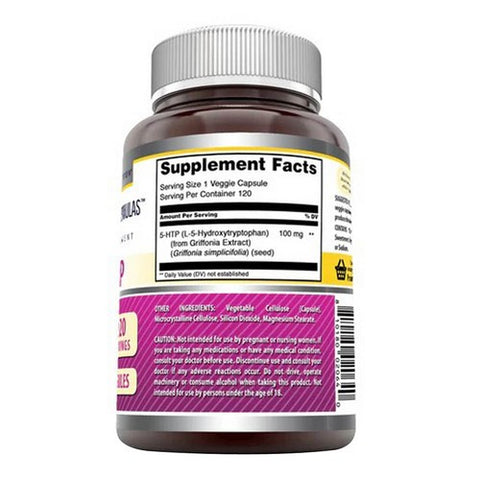 Amazing Nutrition, Amazing Formulas 5 HTP, 100 mg, 120 VegCaps