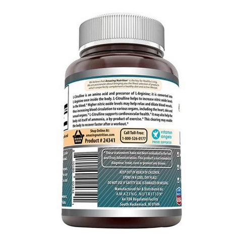 Amazing Nutrition, Amazing Formulas L-Citrulline, 750 mg, 180 Caps
