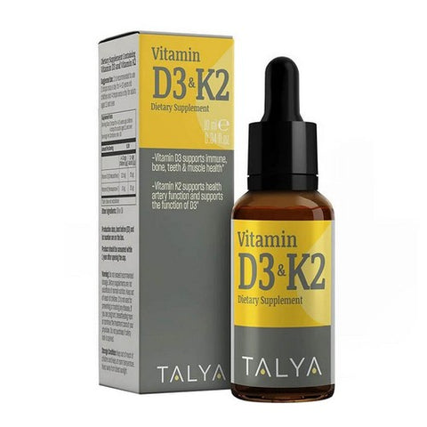 Talya, Vitamin D3 And K2, .34 Oz