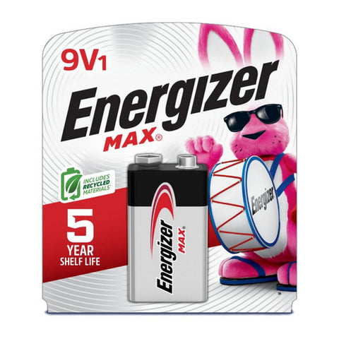 Energizer, Max Battery 9 Volt, 1 Each