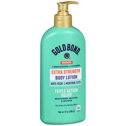 Gold Bond, Medicated Body Lotion Extra Strength, 14 Oz