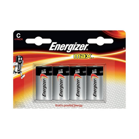 Energizer, Max C Batteries Alkaline Battery, 4 Each