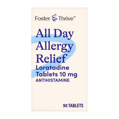 Foster And Thrive, All Day Allergy Relief Loratadine, 10 Mg, 90 Tabs