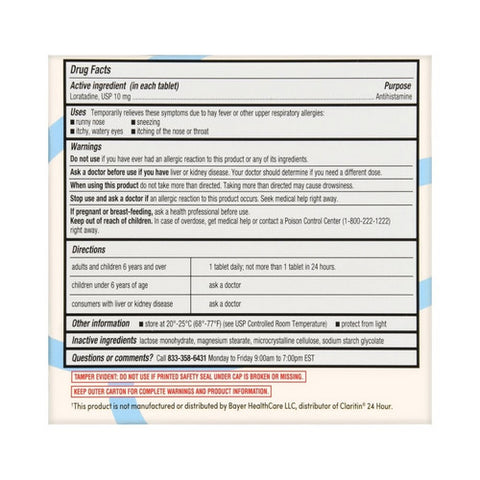 Foster And Thrive, All Day Allergy Relief Loratadine, 10 Mg, 70 Tabs