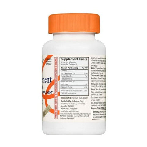 Foster And Thrive, Fiber Supplement Psyllium Husk, 160 Caps Foster And Thrive