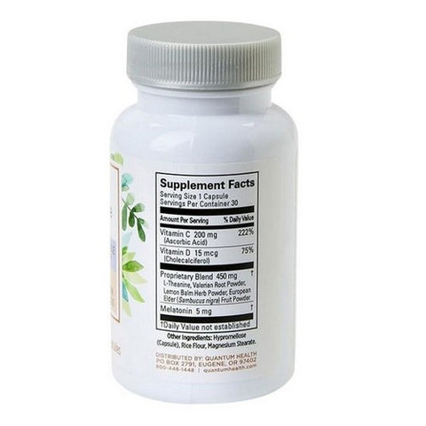 Quantum Health, Sleep + Immune Extra Strength, 5 Mg, 30 Caps