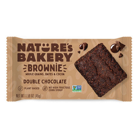 Natures Bakery, Double Chocolate Brownie, 9.54 Oz(Case Of 6)