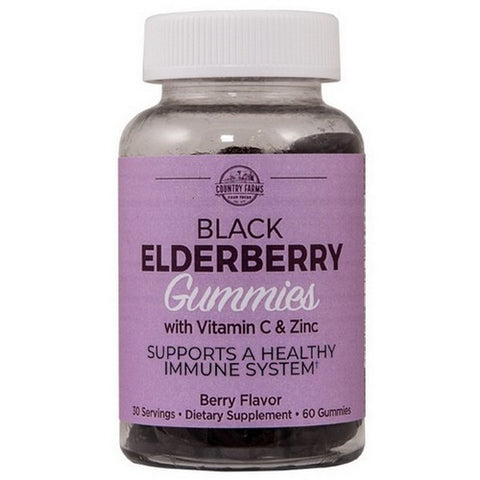 Garden Greens, Elderberry Gummies, 60 Gummies