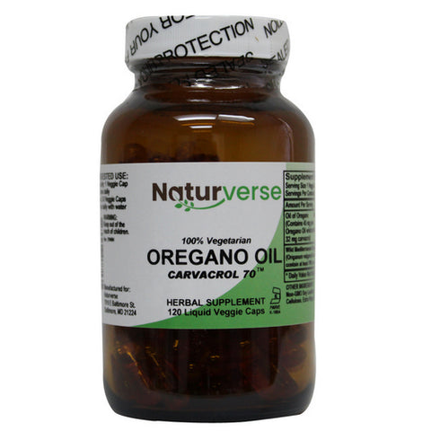 Naturverse, Oregano Oil Liquid Capsules Standardized, 120 VegCaps