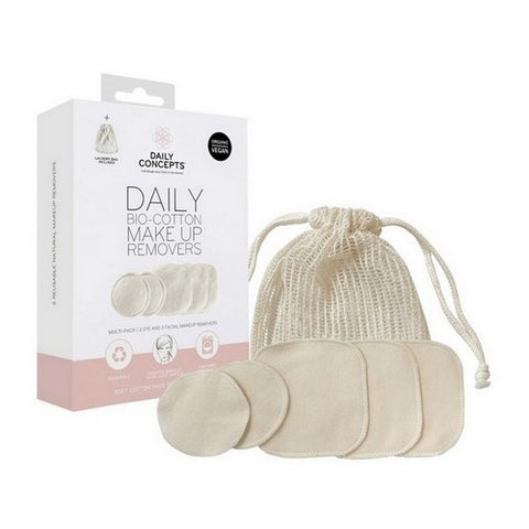 Daily Concepts, Daily Bio Cotton Makeup Removers, 1 Count